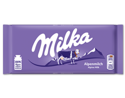 Milka Alpine Milk Chocolate Bar - Snaxies
