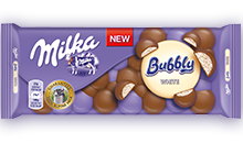 Milka Bubbly White Chocolate Bar - Snaxies