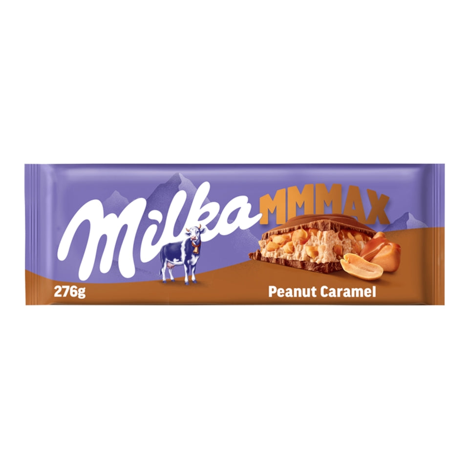 Milka MMMAX Peanut Caramel 276 g Imported Exotic Snacks Chocolate Montreal Quebec Canada Snaxies