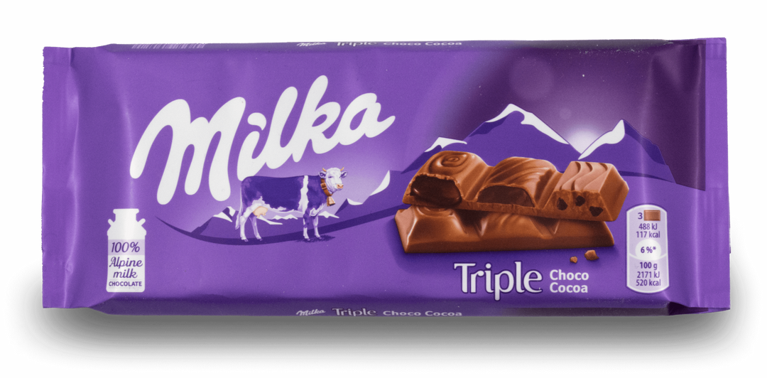 Milka Triple Choco 90 g - Europe - Snaxies