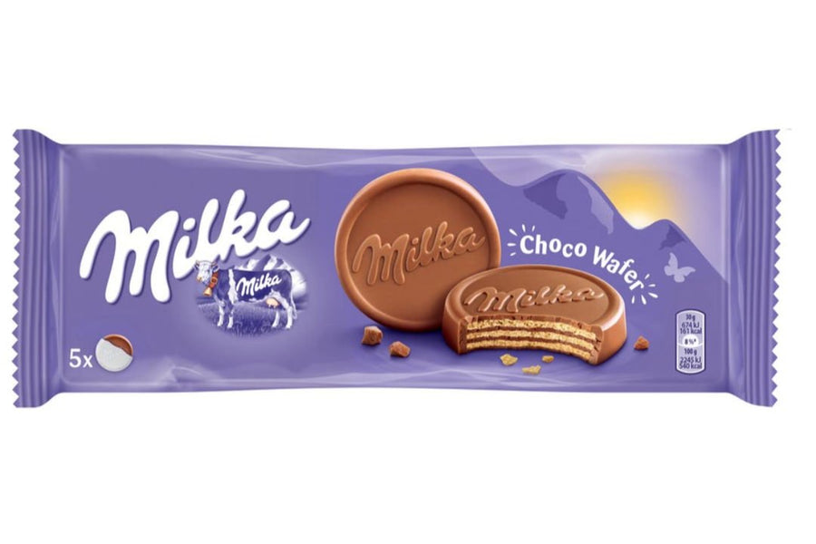 Milka Choco Wafer 150 g Imported Exotic Cookies Montreal Quebec Canada Snaxies