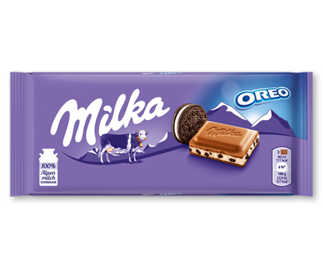 Milka & Oreo Chocolate Bar - Snaxies Exotic Chocolate Snack Montreal Canada
