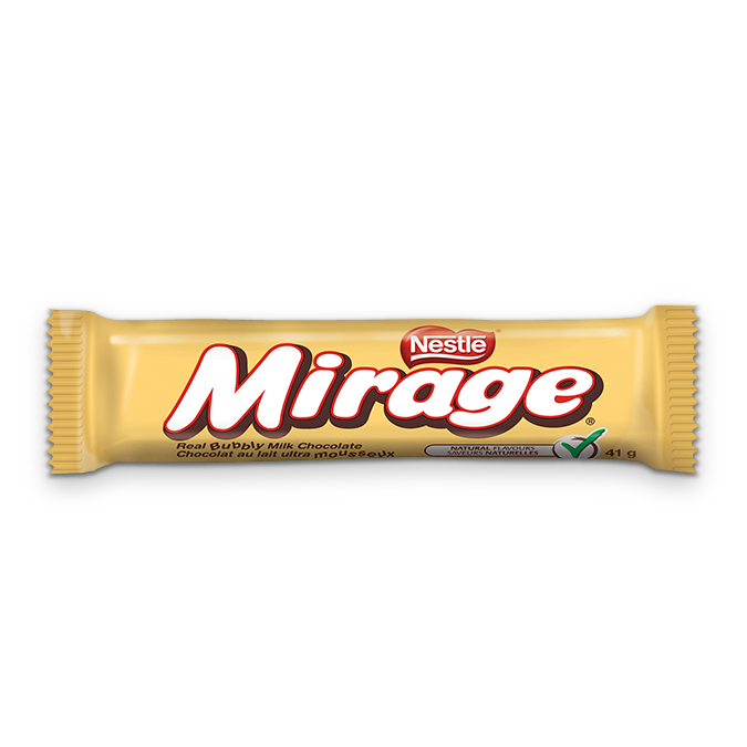 Mirage Bubbly Milk Chocolate Bar 41 g - Snaxies