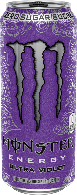 Monster Energy Ultra Violet 473 ml Exotic Drink Snaxies Montreal Quebec Canada