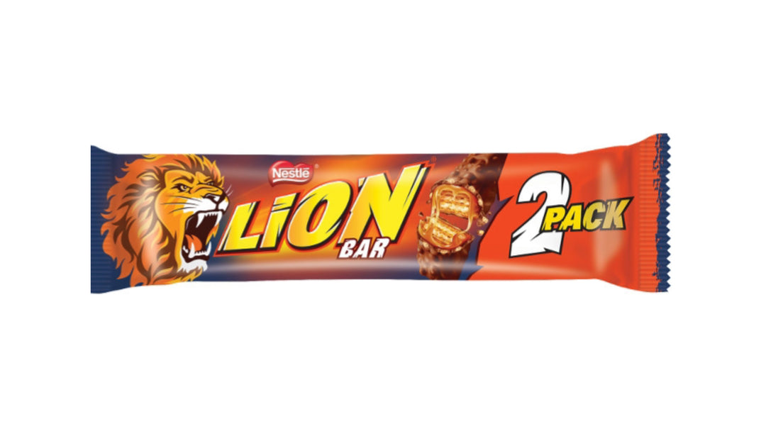 Nestle Lion 2-Pack Chocolate Bar 60 g