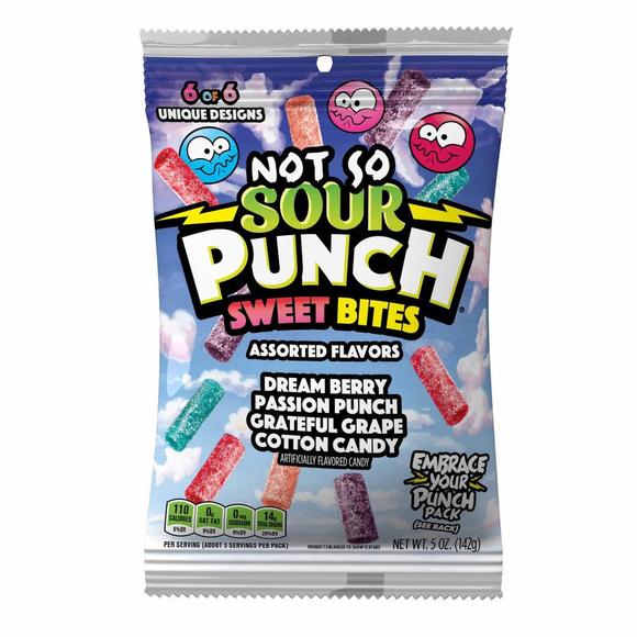 Not So Sour Punch Sweet Bites 142 g Snaxies Exotic Snacks Montreal Canada