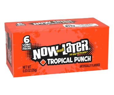 Now & Later Chewy Tropical Punch 26 g Imported Exotic Candy Montreal Quebec Canada Snaxies