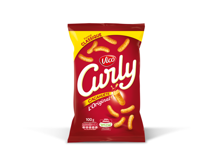 Vico Curly L'Original 100 g - Exotic Chips - Europe - Snaxies Montreal Canada