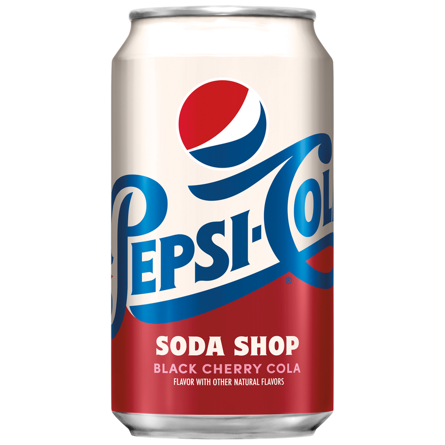 Pepsi Black Cherry Can 355 ml Snaxies Exotic Soda Montreal Canada