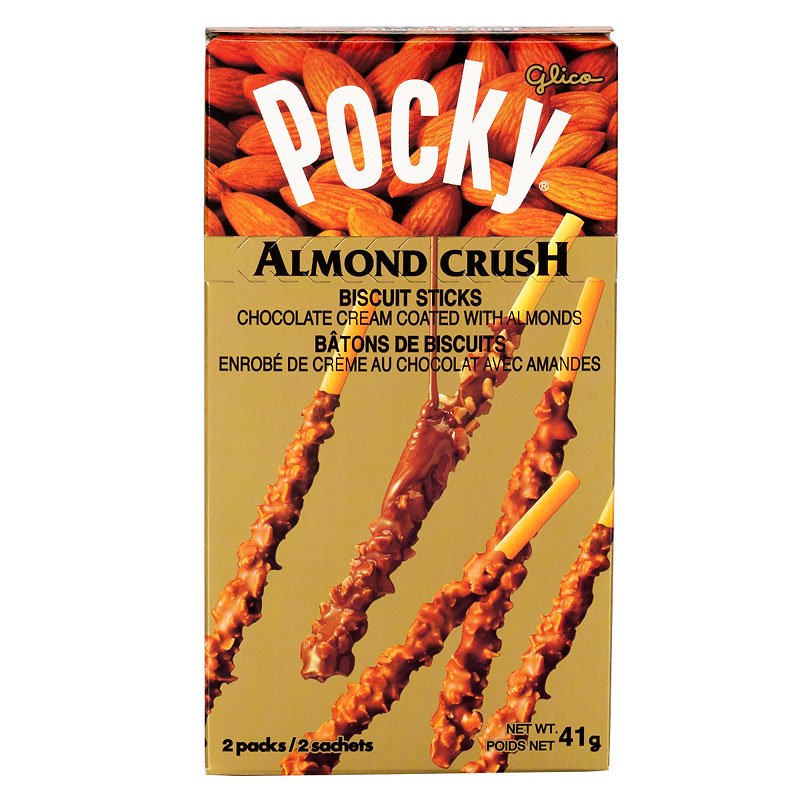 Pocky Almond Crush 41 g - Snaxies