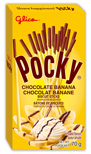 Pocky Chocolate Banana 70 g - Snaxies
