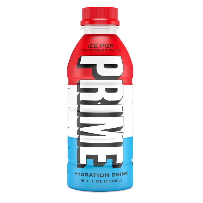 Prime Hydration Ice Pop 500 ml 16.9 oz Snaxies Montreal Canada Exotic Drinks