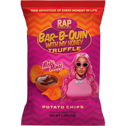 Rap Snacks Nicki Minaj Bar-B-Quin' Honey Truffle Chips 71 g Snaxies Exotic Chips Montreal
