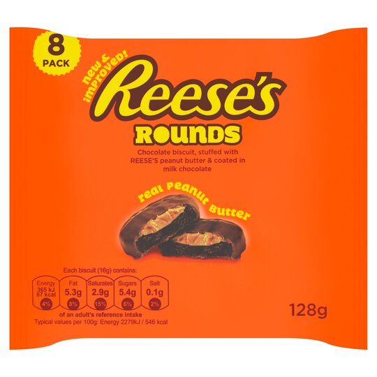 Reese's Rounds 128 g - Exotic Cookies - Europe - Snaxies