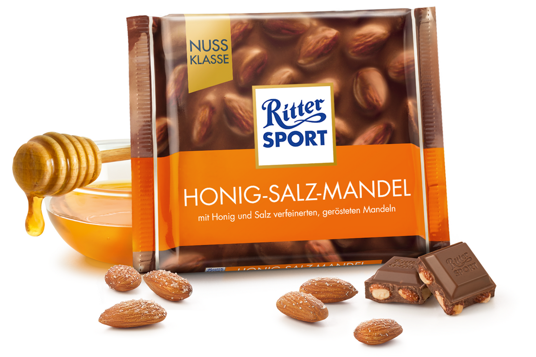 Ritter Sport Honey Salt Almonds - Snaxies