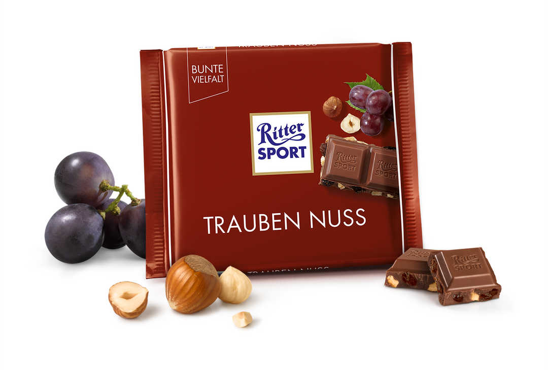 Ritter Sport Raisins & Hazelnuts - Snaxies