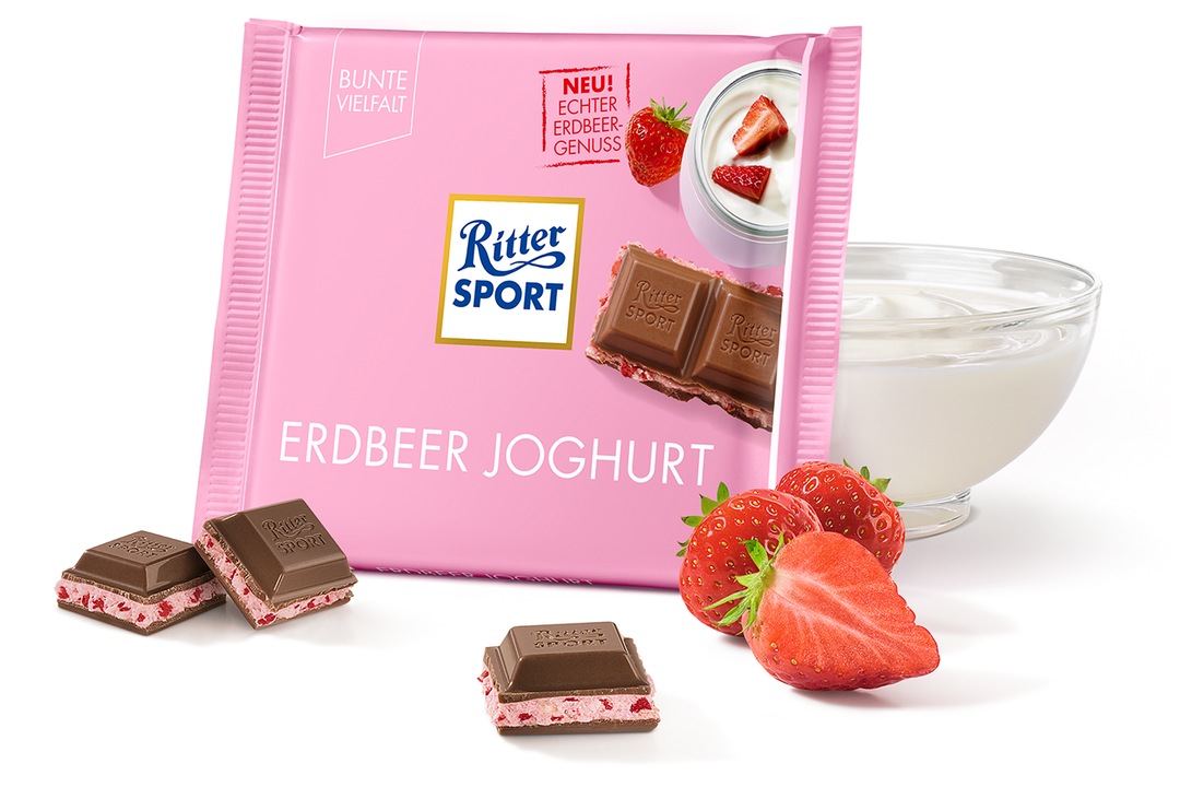 Ritter Sport Strawberry Creme - Snaxies