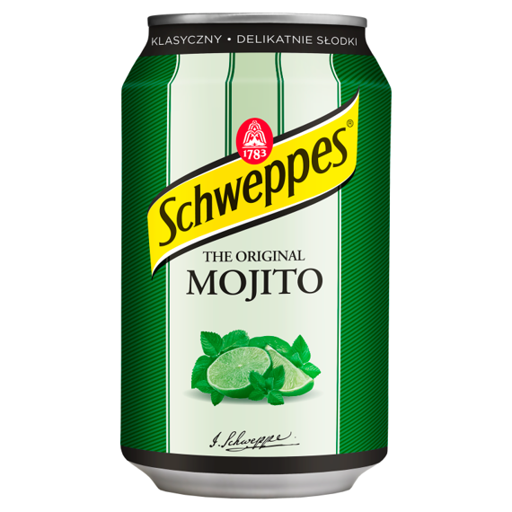 Schweppes Mojito Can 330 ml Snaxies Exotic Drinks Canada