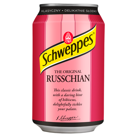 Schweppes Russchian Can 330 ml Snaxies Exotic Drinks Canada