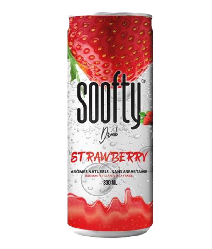 Soofty Strawberry 330 ml Snaxies Exotic Drinks Montreal Quebec Canada