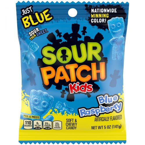 Sour Patch Kids Just Blue Raspberry 141 g Exotic Candy Snack Snaxies