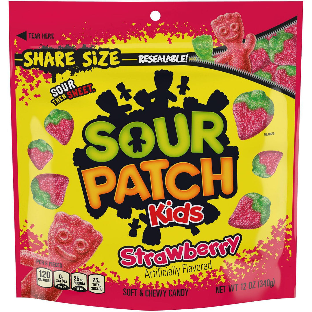 Sour Patch Kids Strawberry 340 g Exotic Candy Snaxies Montreal Canada