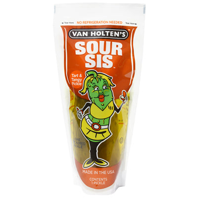Van Holten's Sour Sis 200 g Snaxies Exotic Pickles Montreal Canada