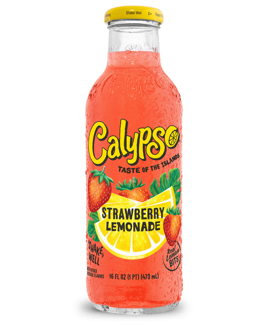 Calypso Strawberry Lemonade 473 ml Snaxies Exotic Drinks Montreal Canada