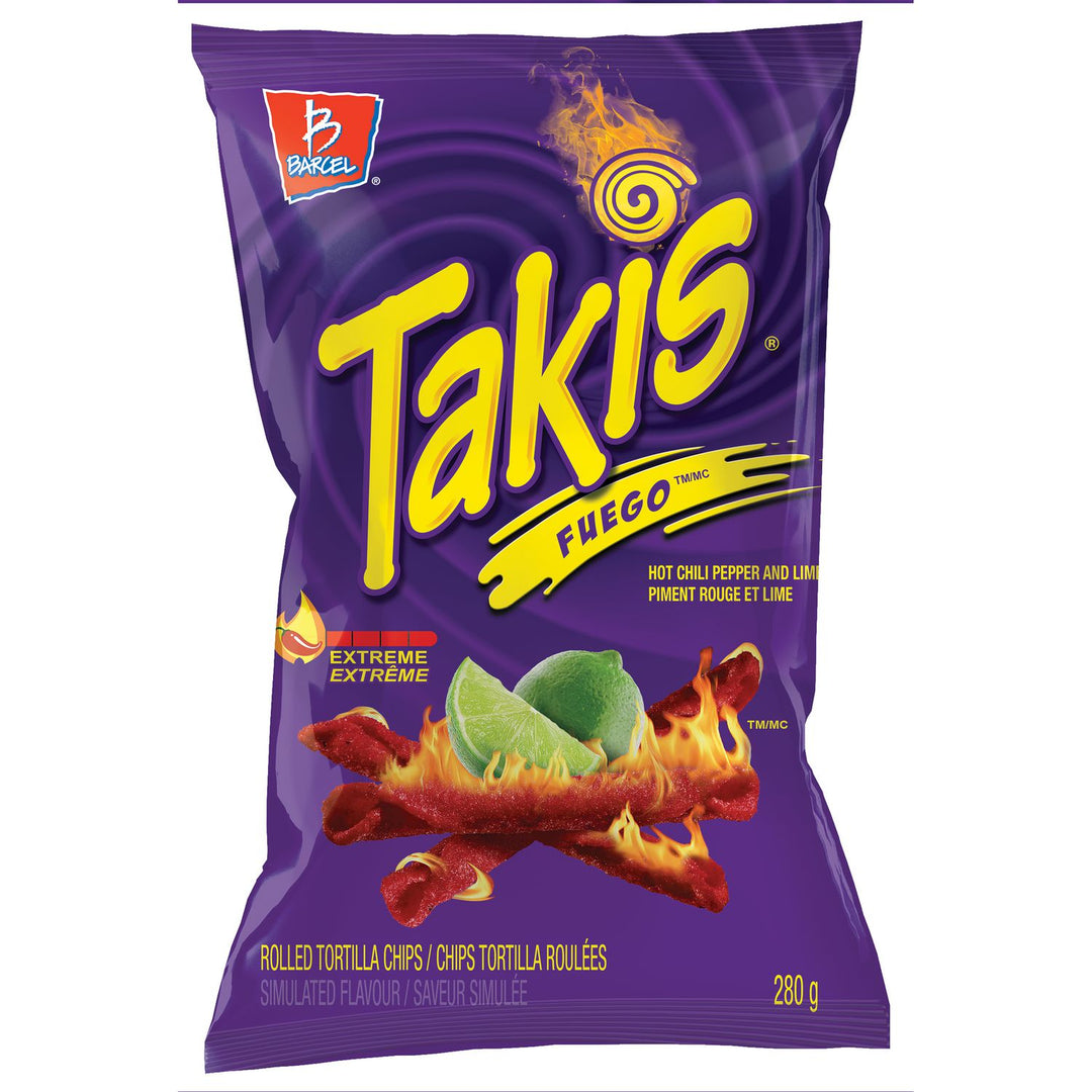 Takis Fuego Piment Épicé & Citron Vert 280 g