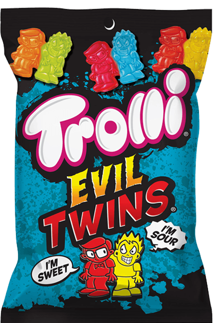 Trolli Evil Twins 120 g Exotic Candy Snaxies Canada