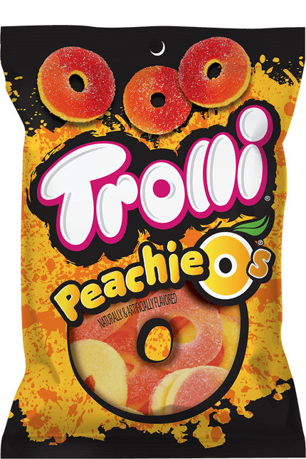 Trolli Peachie O's 120 g Exotic Candy Snaxies Canada