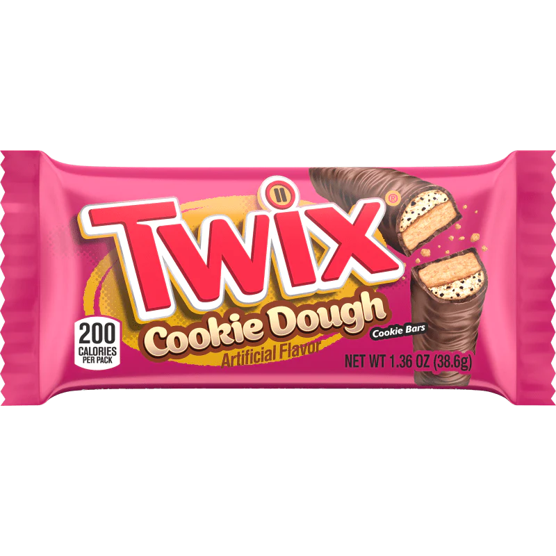Twix Cookie Dough Cookie Bars 38.6 g Exotic Snacks Montreal Quebec Canada Snaxies