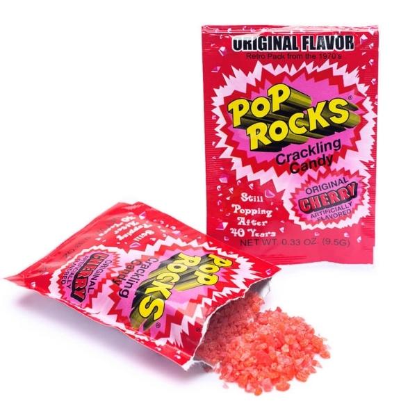 Pop Rocks Cherry Original Flavour 9.5 g Snaxies Exotic Candy Montreal Canada