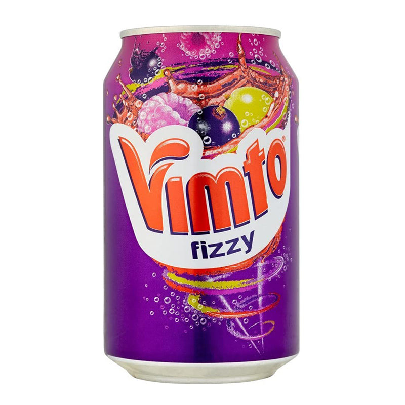 Vimto Original Can 330 ml Imported Exotic Pop UK Snaxies Montreal Canada