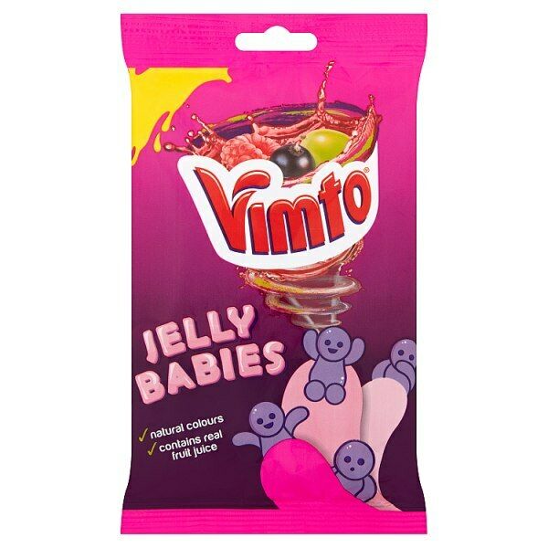 Vimto Jelly Babies 200 g Snaxies Exotic Candy Montreal Canada