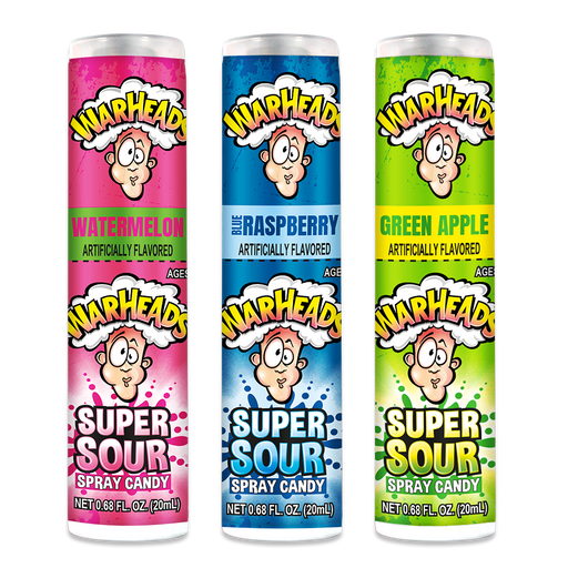 Warheads Sour Candy Spray 20 ml Snaxies Exotic Candy Montreal Canada