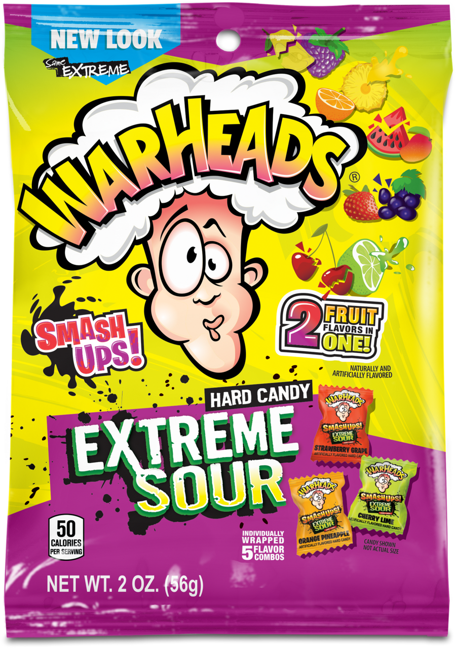 Warheads Extreme Sour SMASH-UPS 56 g Exotic Candy 