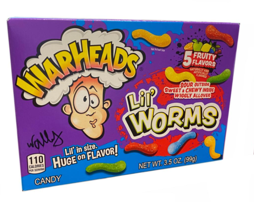 Warheads Lil' Worms 99 g Snaxies Exotic Candy Montreal Canada
