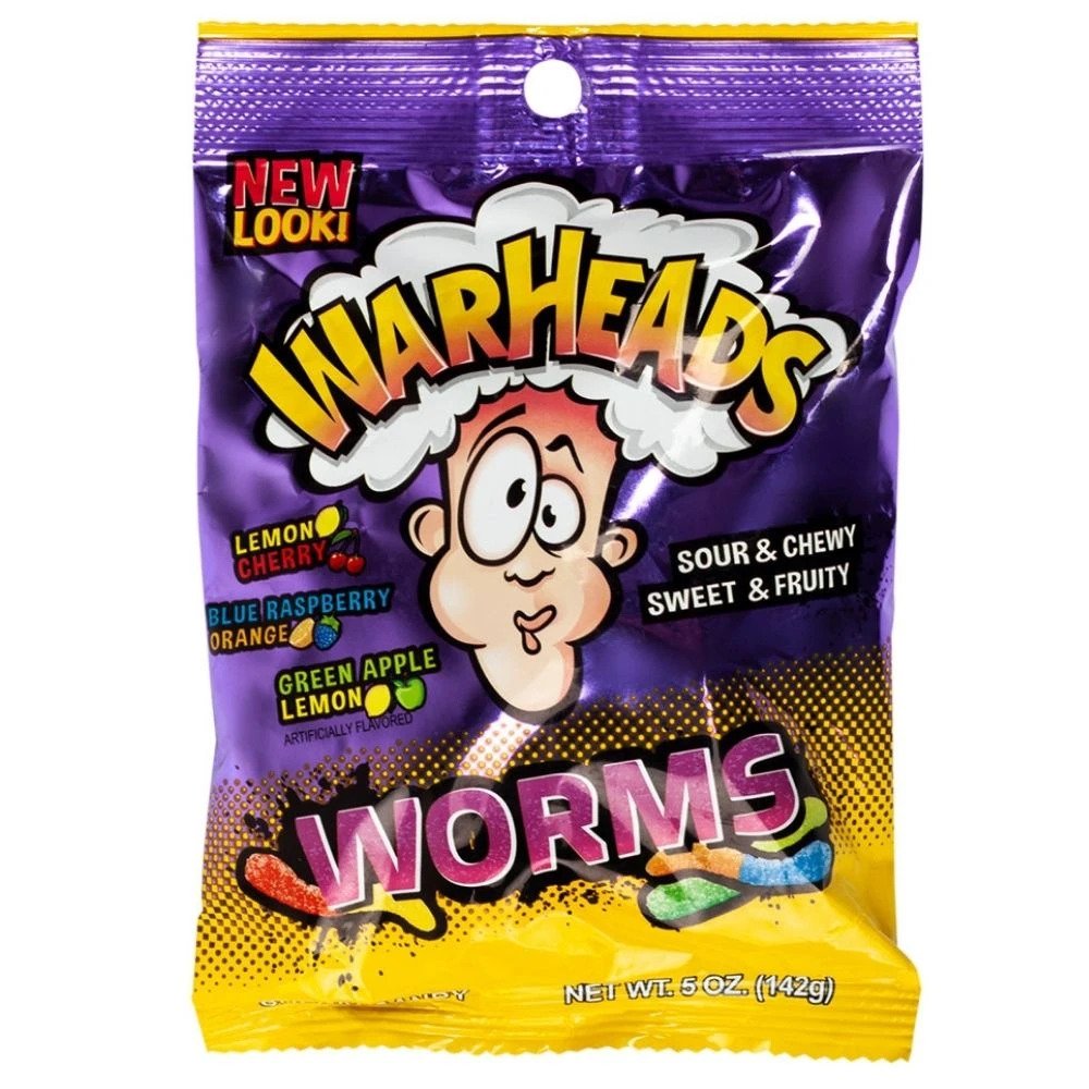 Warheads Sour Worms 142 g