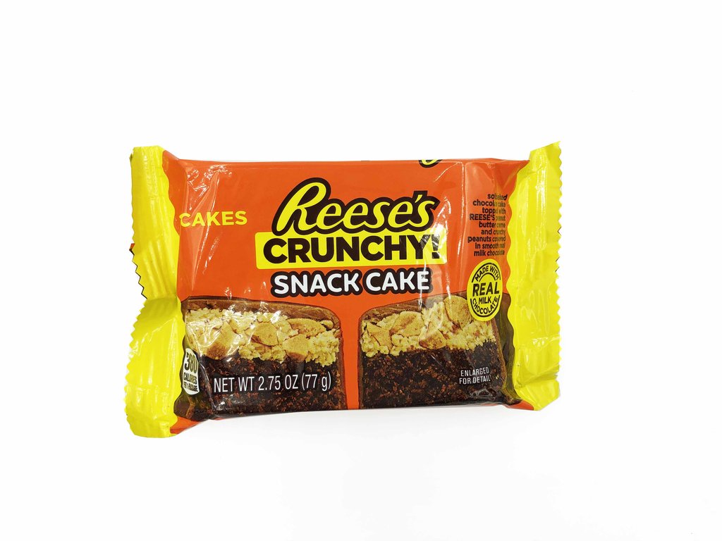 Reese Crunchy Snack Cake 77 g Snaxies Exotic Chocolate Montreal Canada