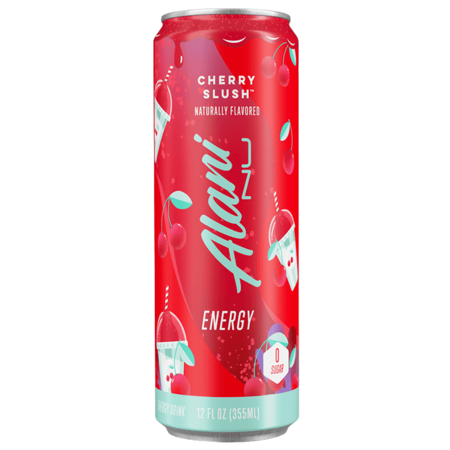 Alani Nu Cherry Slush Energy Drink 355 ml Snaxies Exotic Drink Montreal Quebec Canada