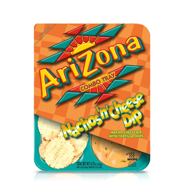 Arizona Combo Tray Nachos 'n' Cheese Dip 134.6 g Snaxies Exotic Snacks Montreal Canada