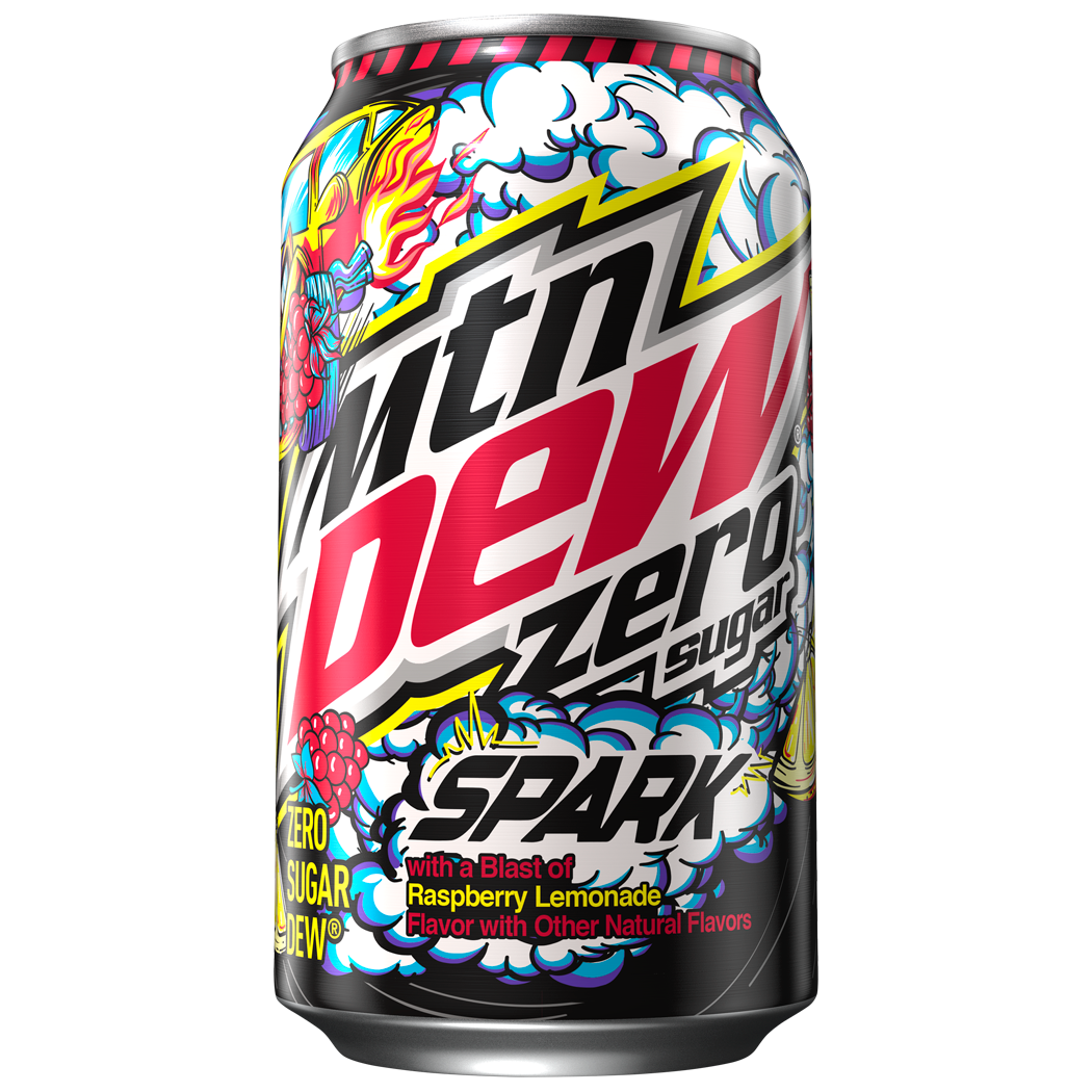 Mountain Dew Spark Zero Can 355 ml Snaxies Exotic Drinks Montreal Canada