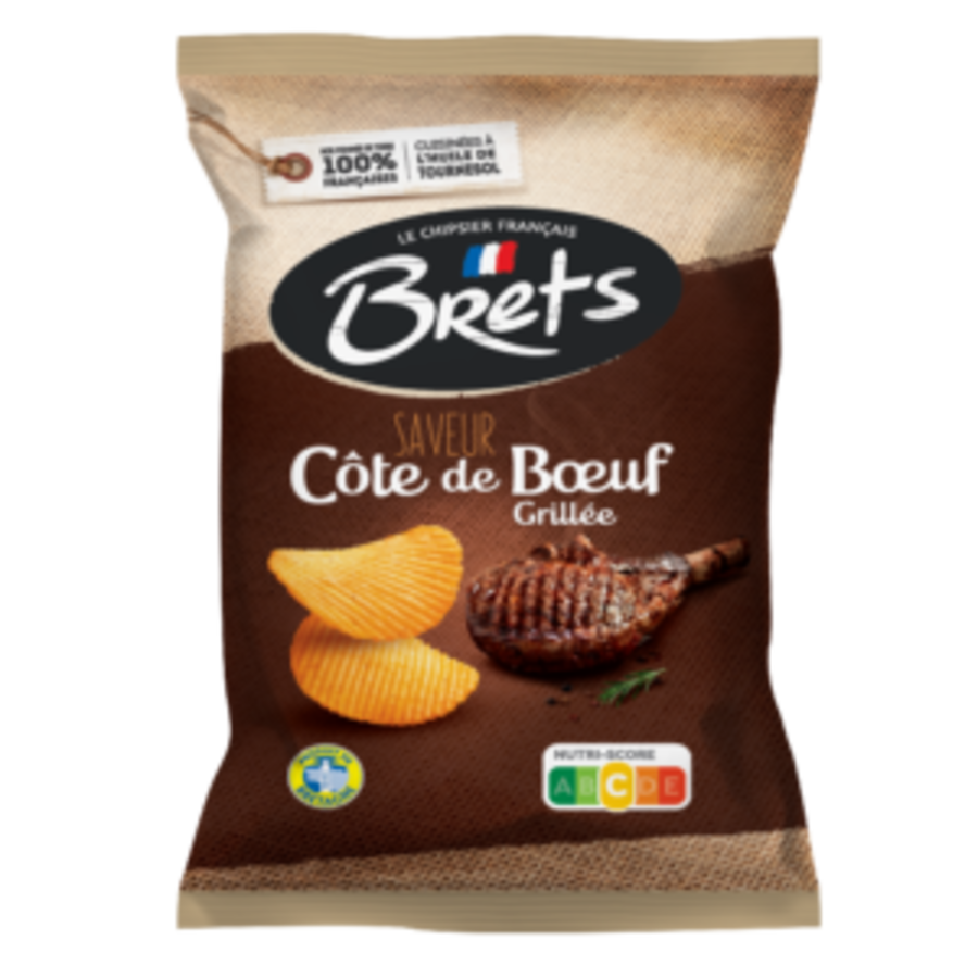 Brets Chips Grilled Beef Rib Flavour 125 g Snaxies Exotic Chips Montreal Canada
