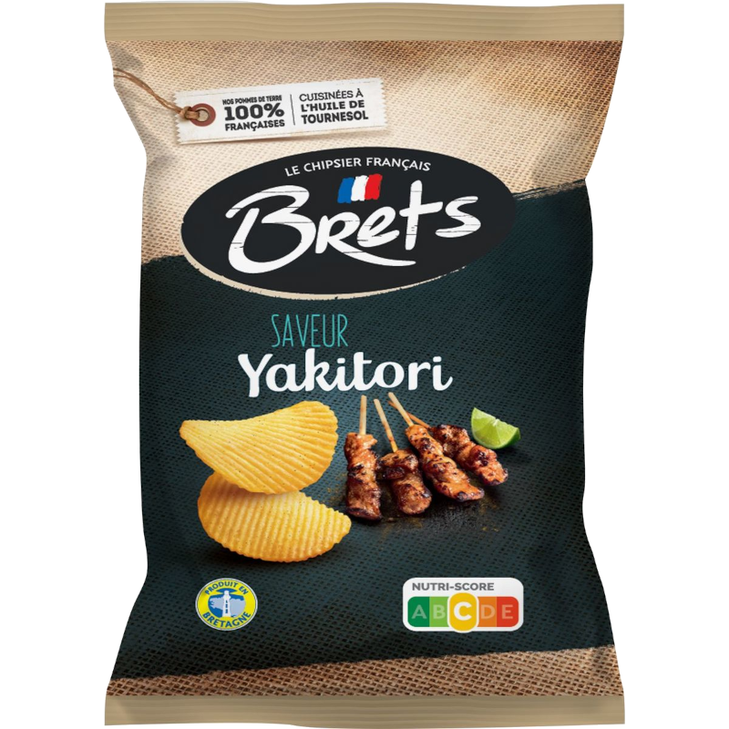 Brets Chips Yakitori Flavour 125 g Snaxies Exotic Chips Montreal Canada