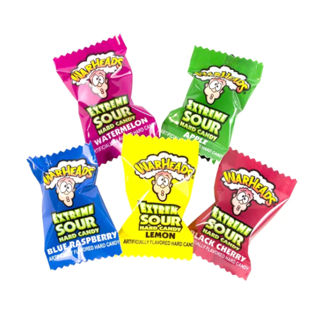 Bonbons durs extrêmement acidulés Warheads en pot de 964 g