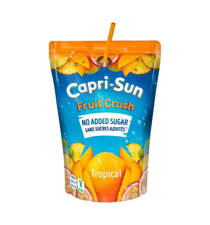 Capri-Sun Fruit Crush 200 ml Imported Exotic Drink Snaxies Montreal Quebec Canada