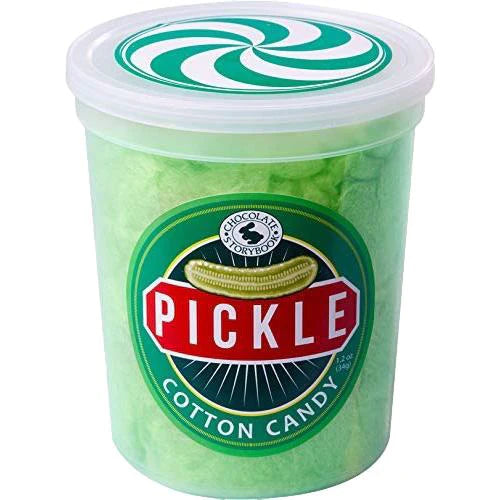 Pickle Cotton Candy 50 g Snaxies Exotic Cotton Candy Montreal