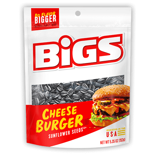 Bigs Cheeseburger Sunflower Seeds 152 g Snaxies Exotic Snacks Montreal Canada