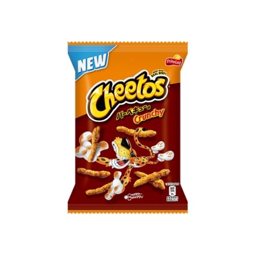 Japanese Cheetos Crunchy BBQ Flavour 75 g Snaxies Exotic Chips Montreal Canada